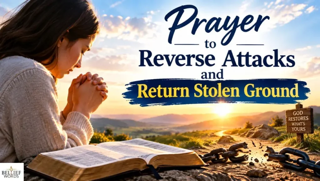 Prayer to reverse attacks and return stolen ground