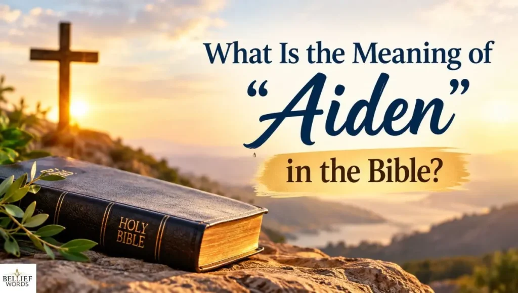 What Is the Meaning of “Aiden” in the Bible?