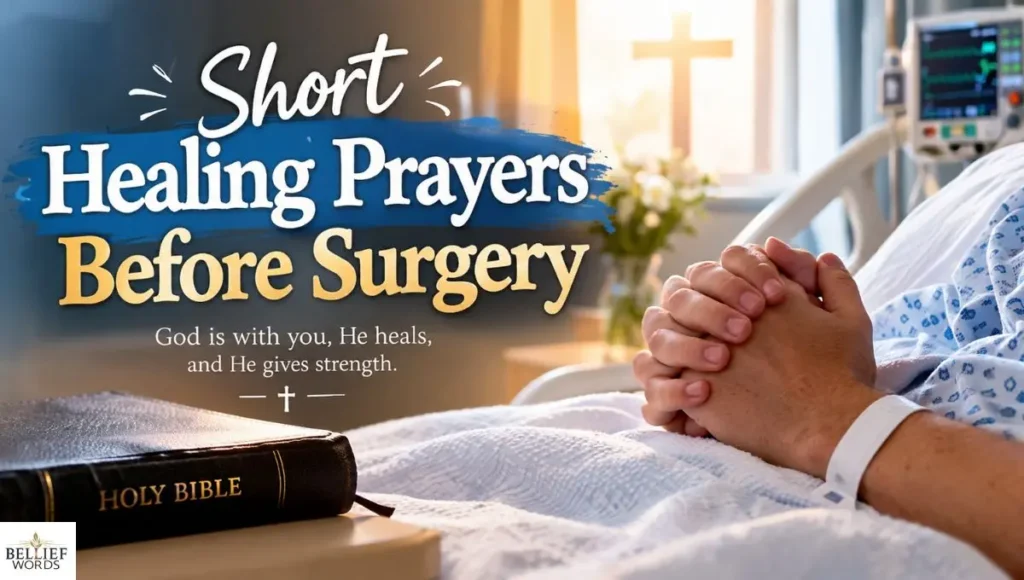 Short Healing Prayers Before Surgery