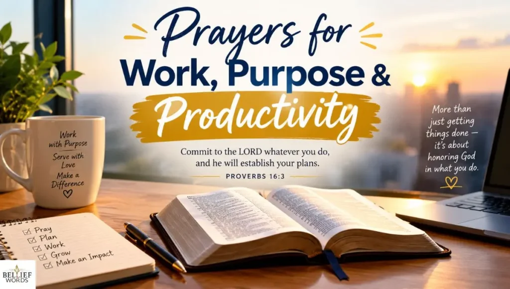  6. Prayers for Work, Purpose & Productivity 