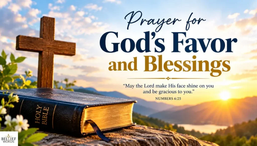  Prayer for God's Favor and Blessings