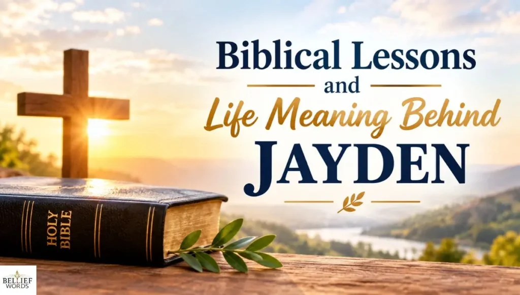 Biblical Lessons and Life Meaning Behind Jayden