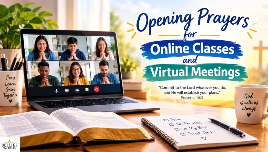 Opening Prayers for Online Classes and Virtual Meetings