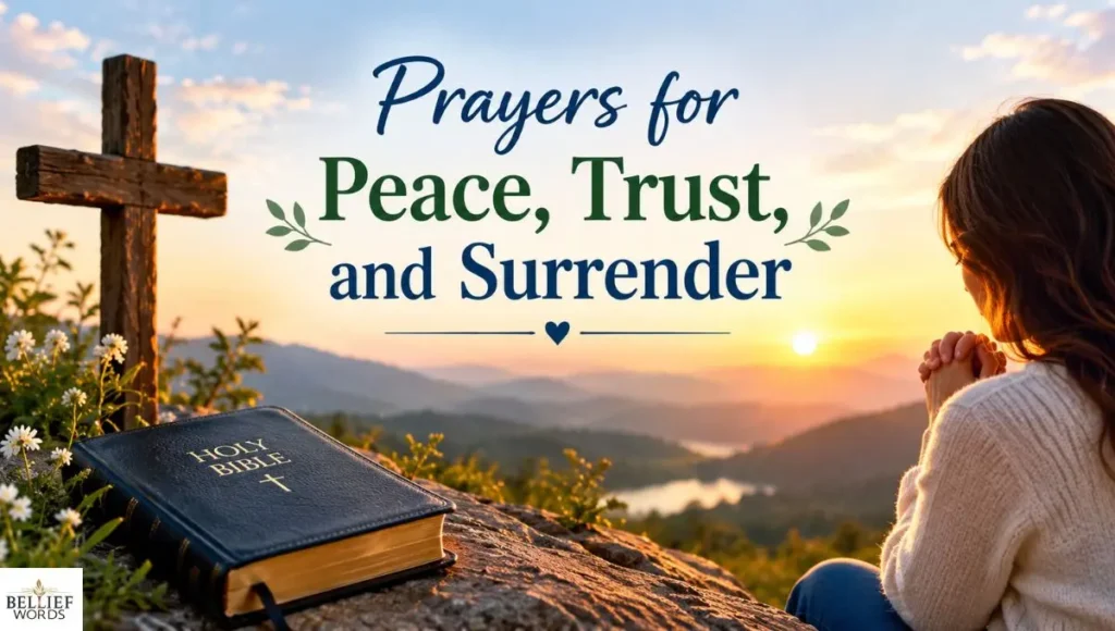 Prayers for Peace, Trust, and Surrender
