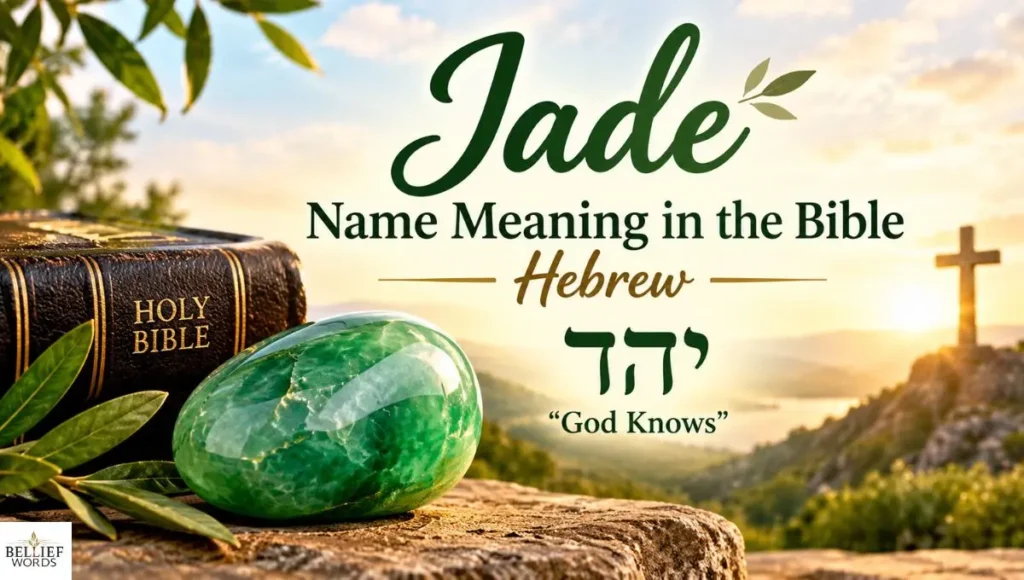 Jade Name Meaning in the Bible Hebrew