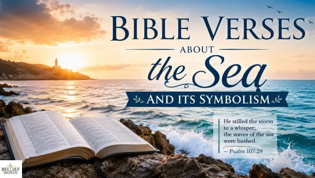 Bible Verses About the Sea and Its Symbolism