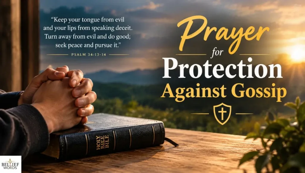 Prayer for Protection Against Gossip