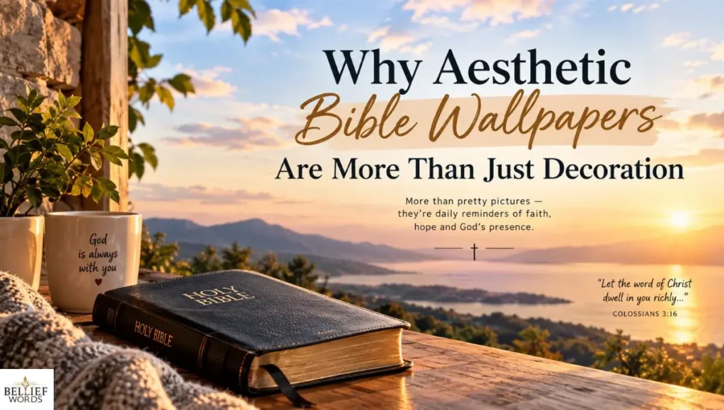 Why Aesthetic Bible Wallpapers Are More Than Just Decoration
