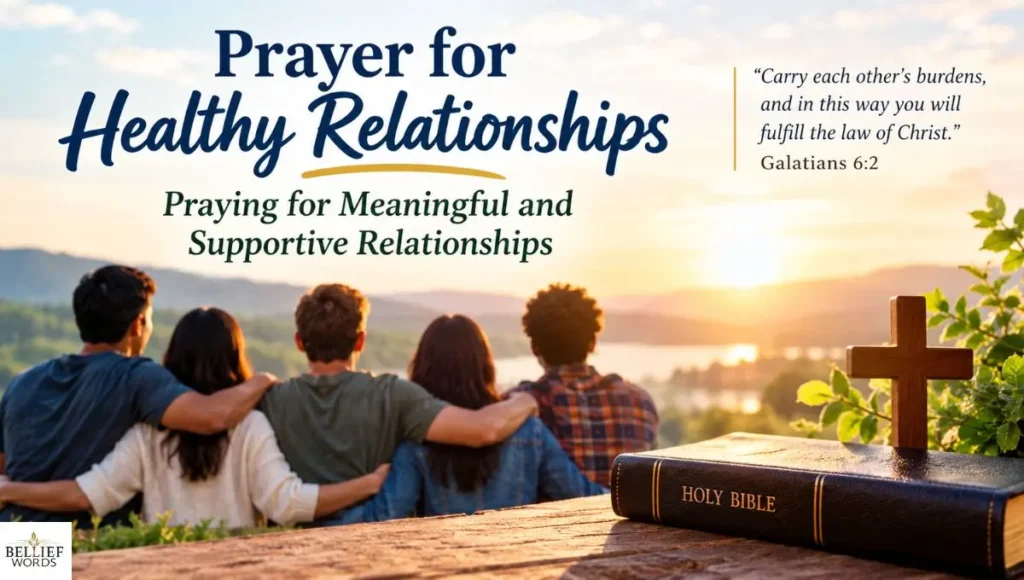 Prayer for Healthy Relationships - Praying for Meaningful and Supportive Relationships