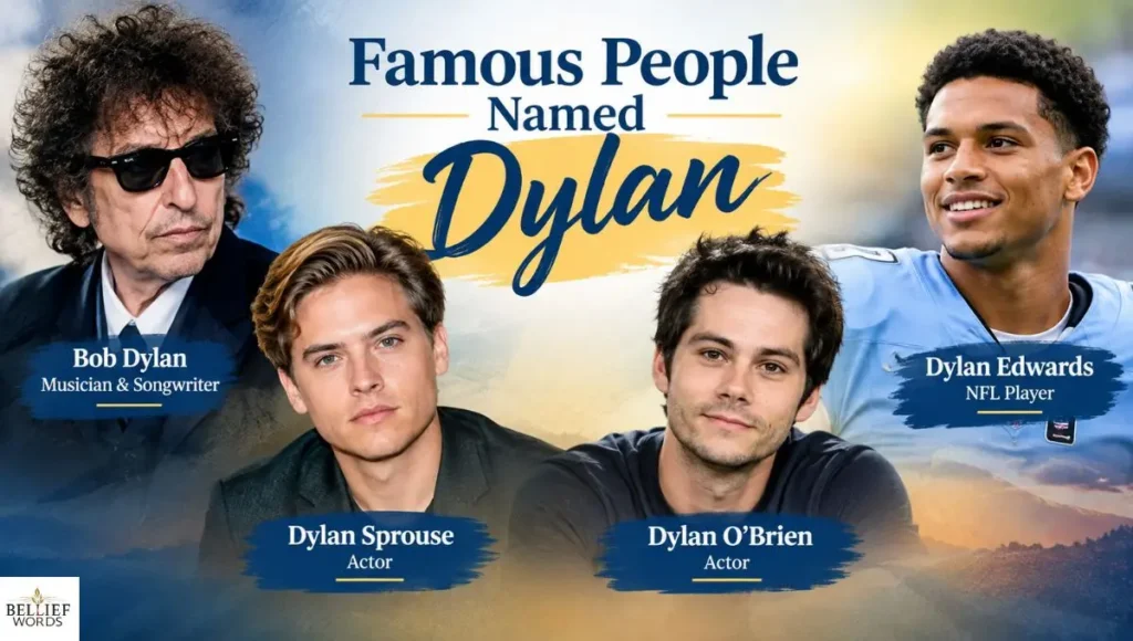 Famous People Named Dylan