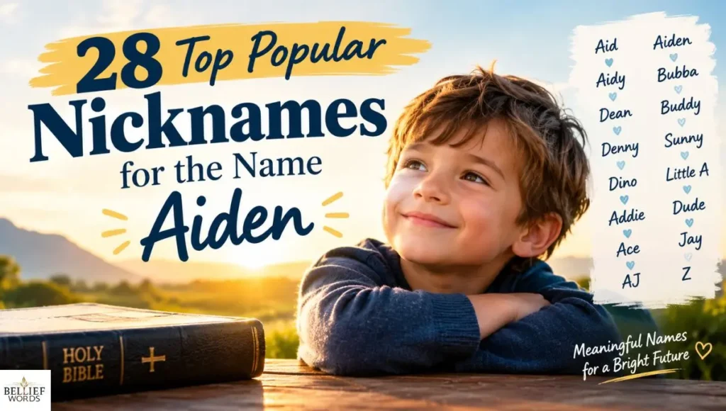 28 Top Popular Nicknames for the Name "Aiden"