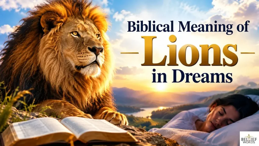 🦁 Biblical Meaning of Lions in Dreams