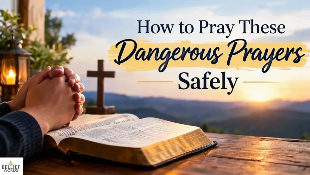How to Pray These Dangerous Prayers Safely
