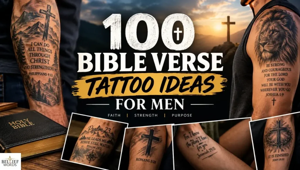100 Bible Verse Tattoo Ideas for Men