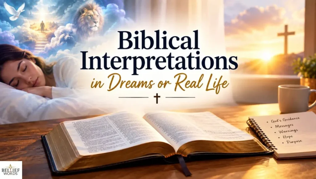Biblical Interpretations in Dreams or Real Life