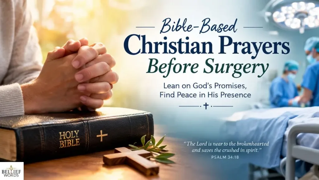 Bible-Based / Christian Prayers Before Surgery