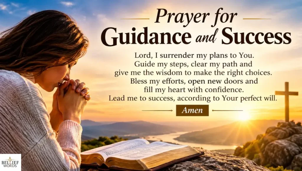 Prayer for Guidance and Success