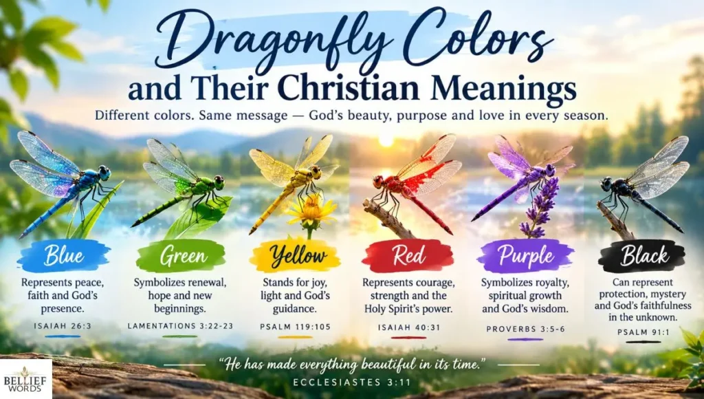 Dragonfly Colors and Their Christian Meanings