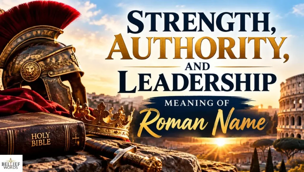 Strength, Authority, and Leadership Meaning of Roman Name