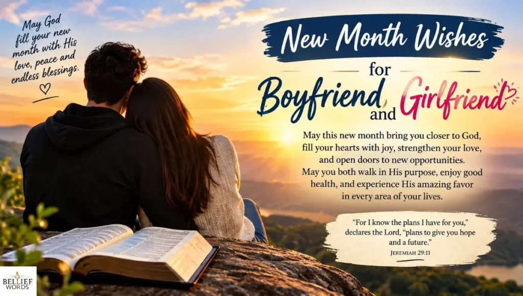 New Month Wishes for Boyfriend and Girlfriend 