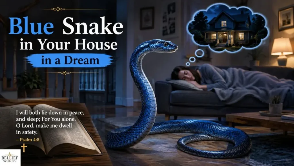 Blue Snake in Your House in a Dream