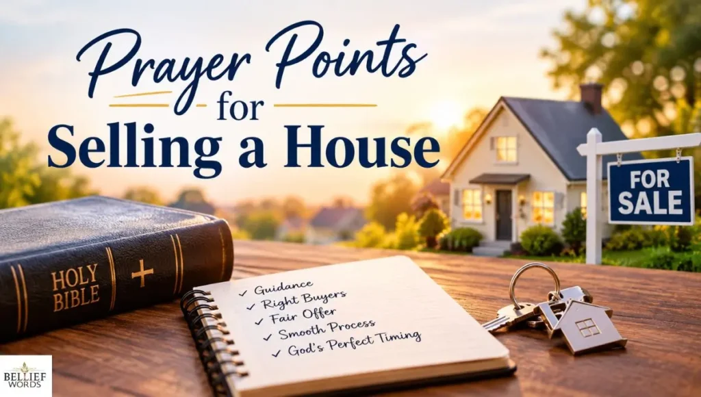 Prayer Points for Selling a House