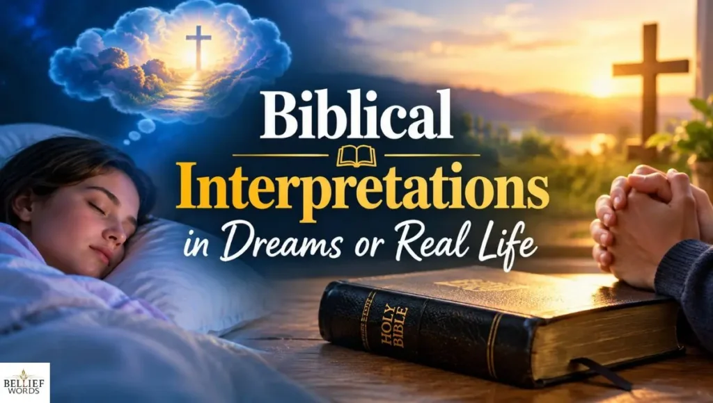 Biblical Interpretations in Dreams or Real Life
