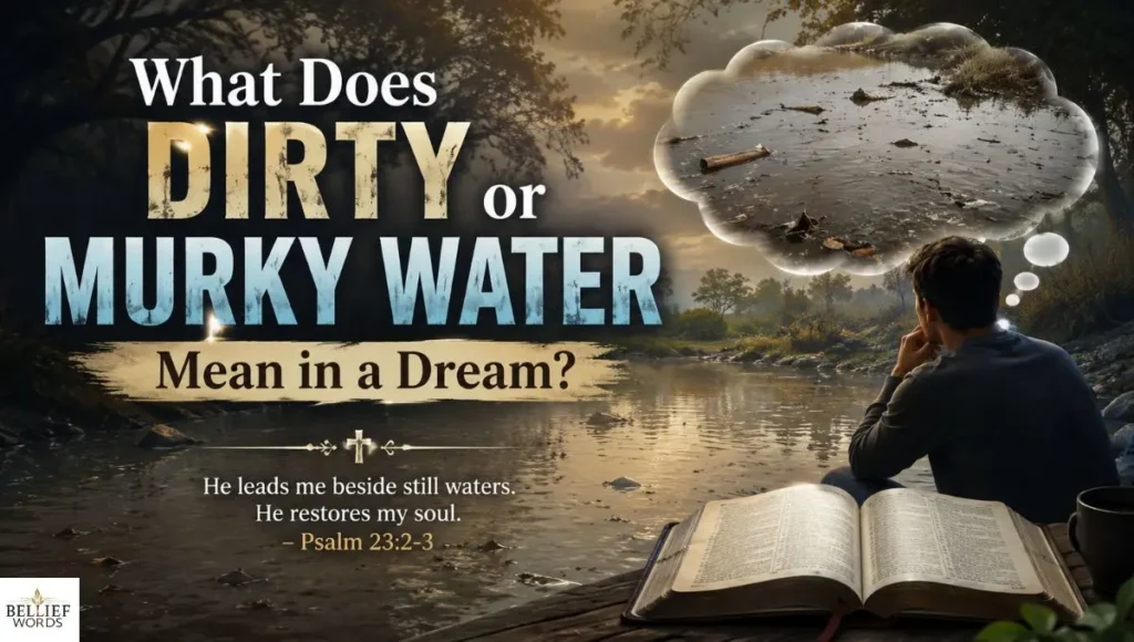 What Does Dirty or Murky Water Mean in a Dream?
