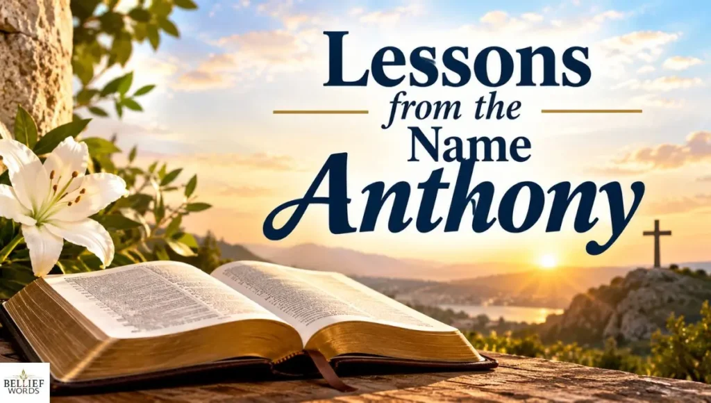 Lessons from the Name Anthony