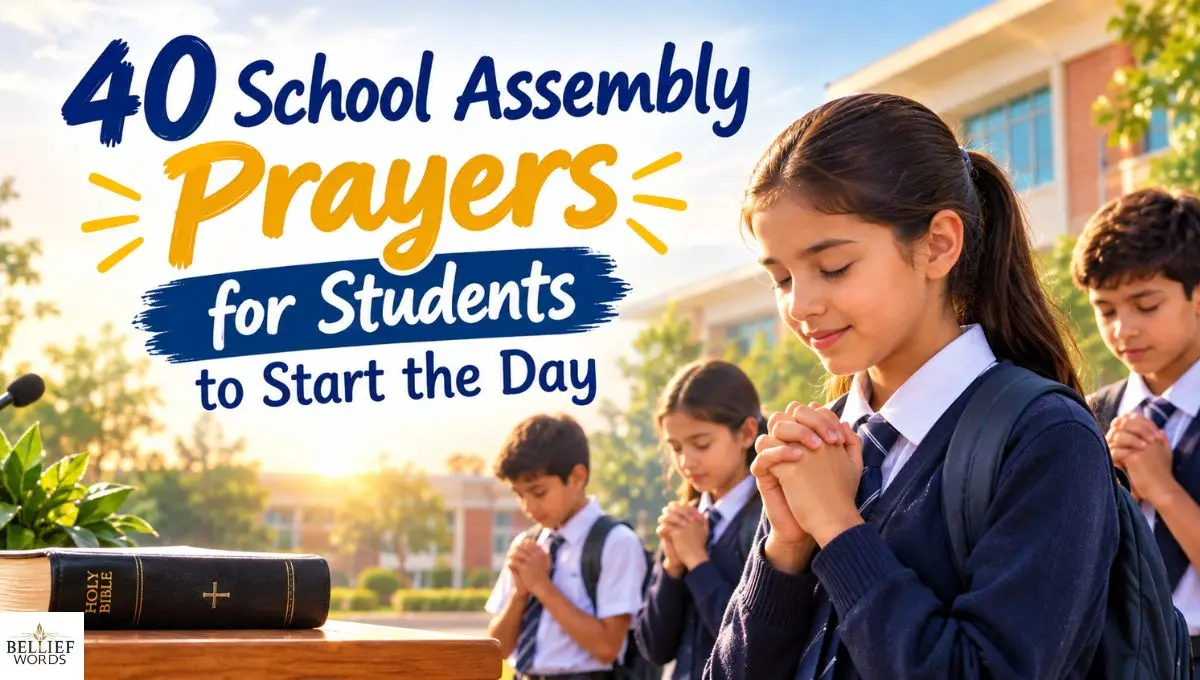 40 School Assembly Prayers for Students to Start the Day