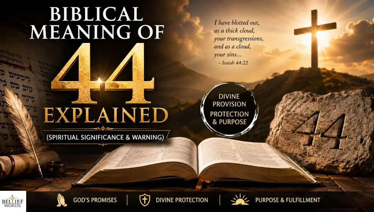 Biblical Meaning of 44 Explained (Spiritual Significance & Warning)