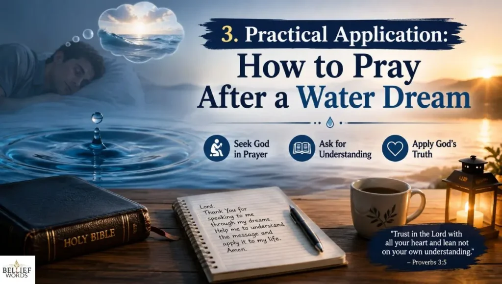 3. Practical Application: How to Pray After a Water Dream