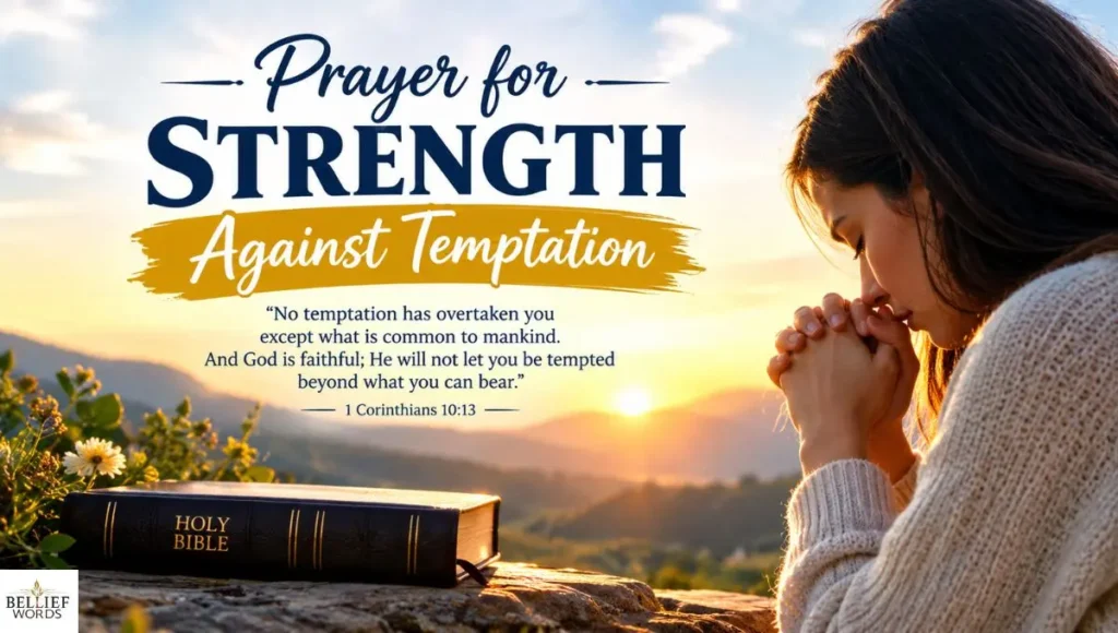 Prayer for Strength Against Temptation