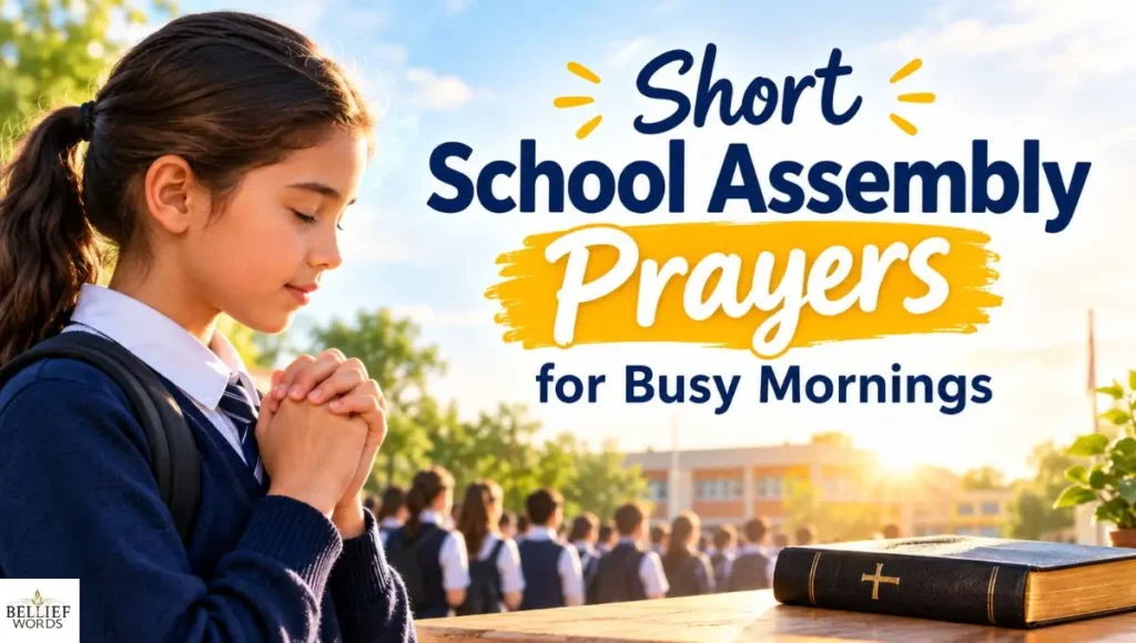 Short School Assembly Prayers for Busy Mornings
