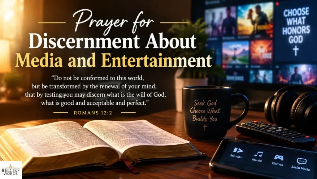 Prayer for Discernment About Media and Entertainment