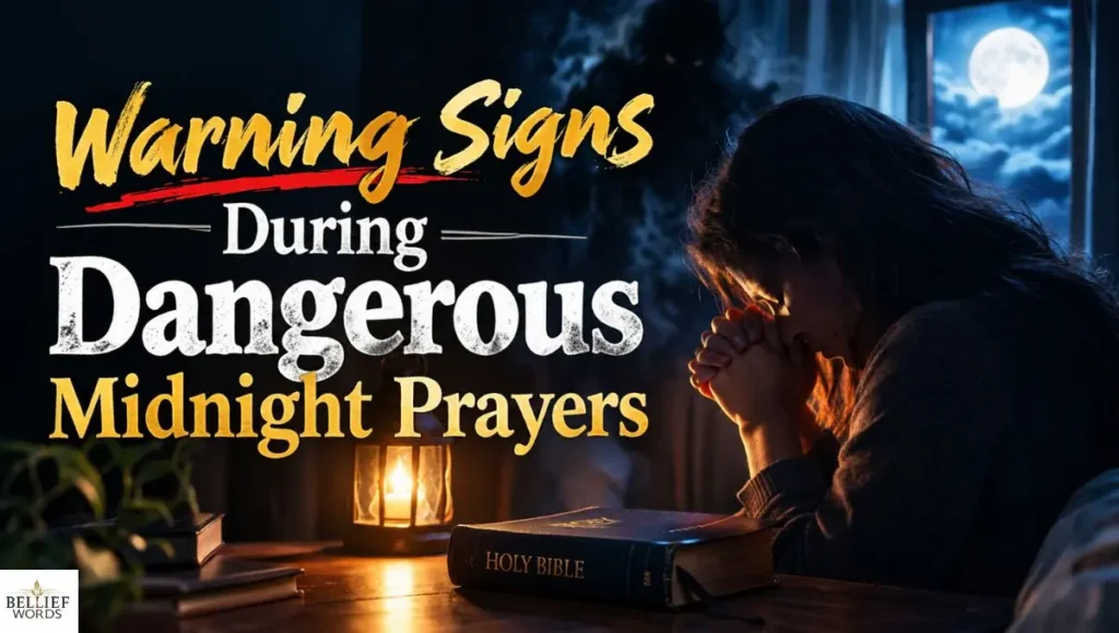 Warning Signs During Dangerous Midnight Prayers