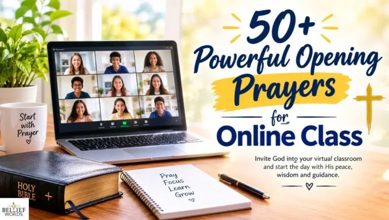 50+ Powerful Opening Prayers for Online Class