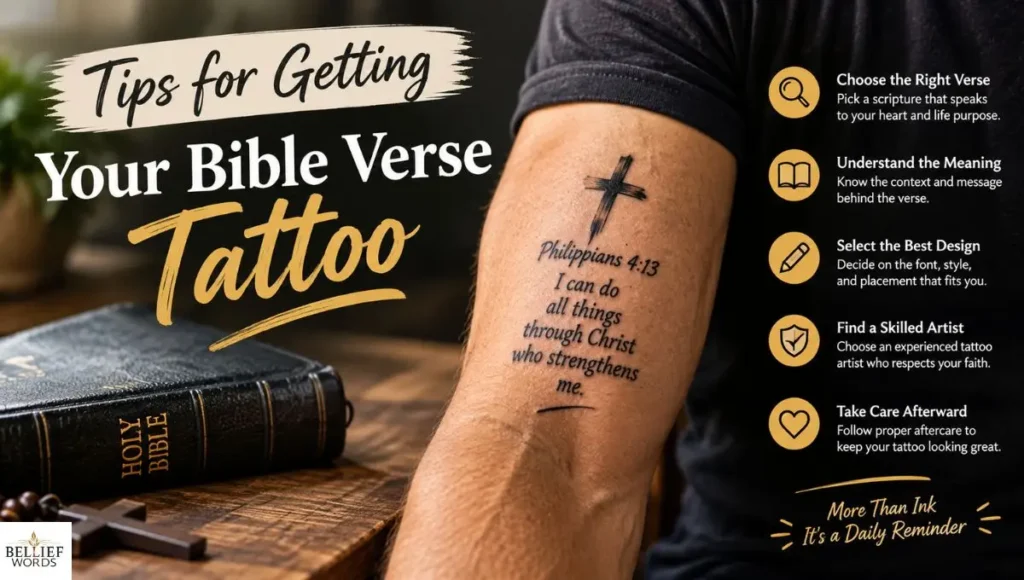 Tips for Getting Your Bible Verse Tattoo