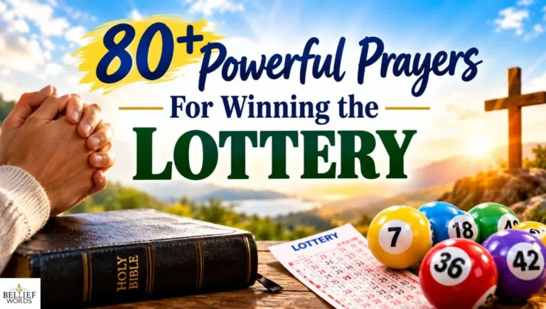 80+ Powerful Prayers For Winning the Lottery