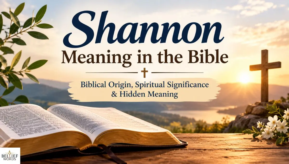 Shannon Meaning in the Bible: Biblical Origin, Spiritual Significance & Hidden Meaning