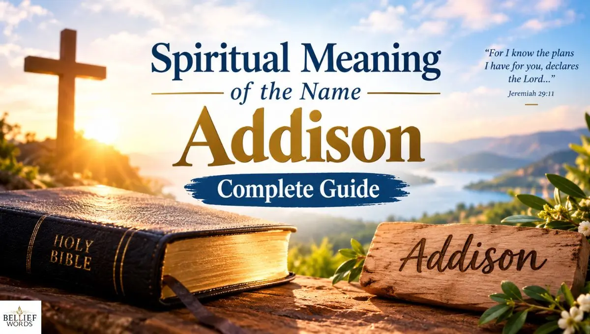 Spiritual Meaning of the Name Addison: Complete Guide