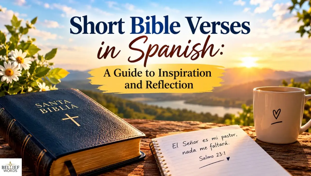 Short Bible Verses in Spanish: A Guide to Inspiration and Reflection