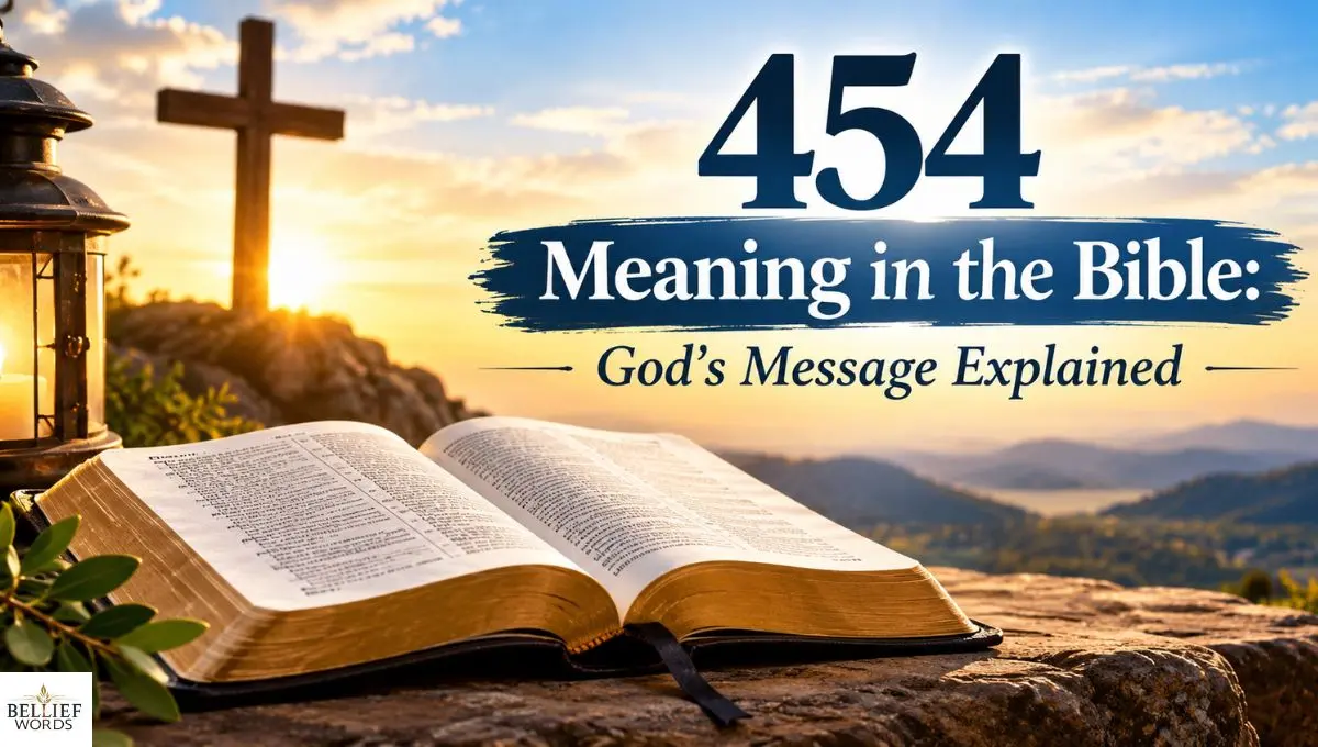 454 Meaning in the Bible: God’s Message Explained