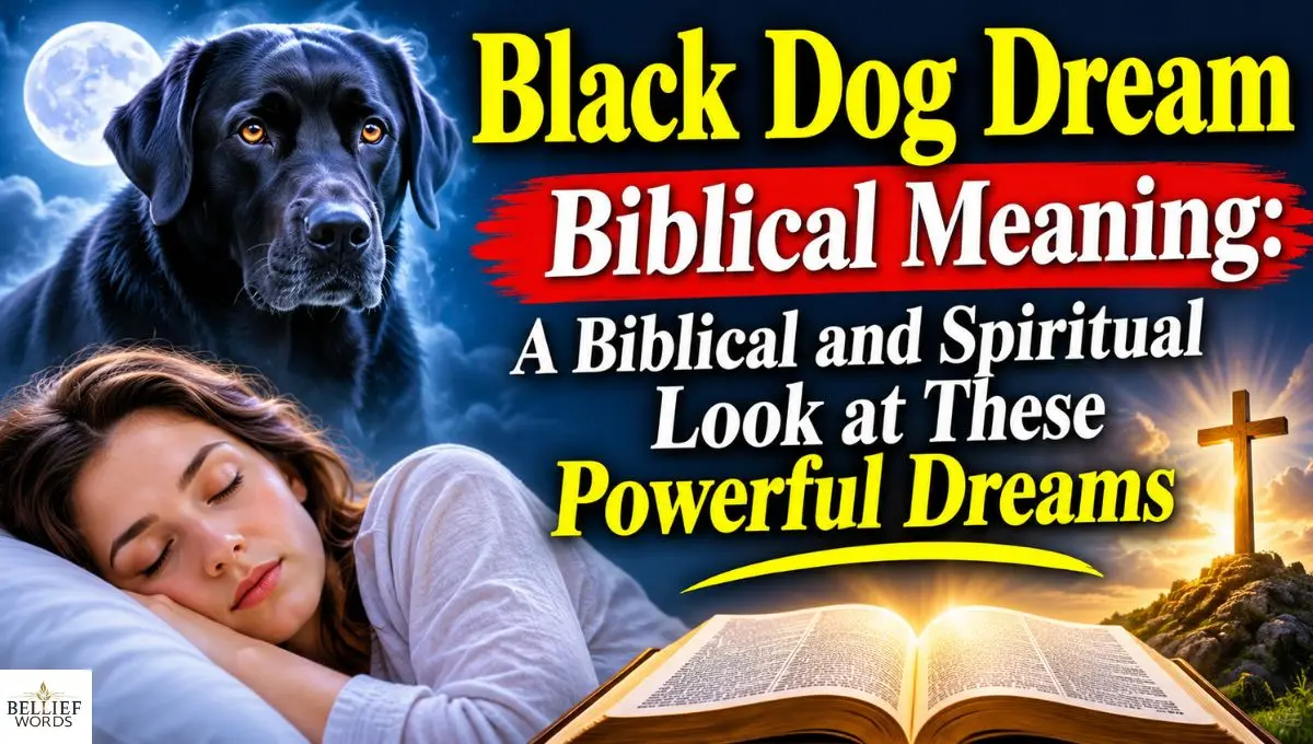 Black Dog Dream Biblical Meaning: A Biblical and Spiritual Look at These Powerful Dreams