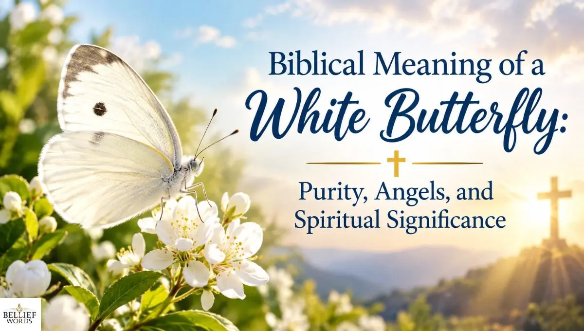 Biblical Meaning of a White Butterfly: Purity, Angels, and Spiritual Significance