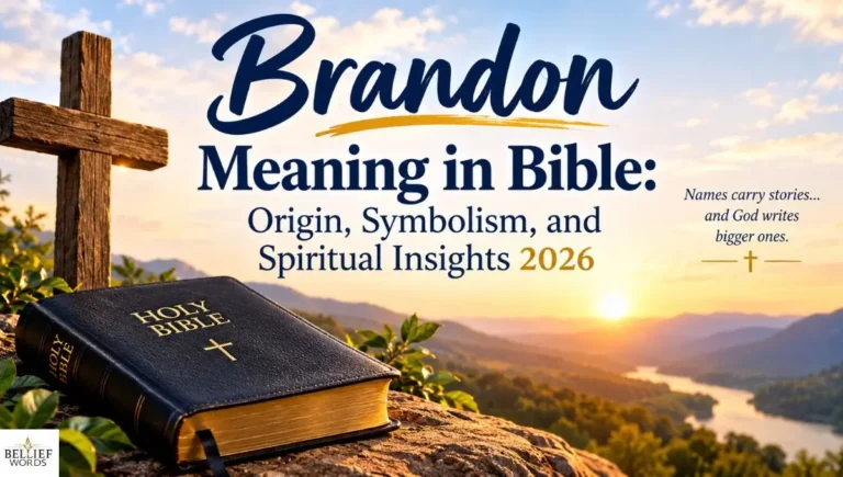 Brandon Meaning in Bible: Origin, Symbolism, and Spiritual Insights 2026