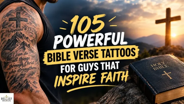 105 Powerful Bible Verse Tattoos for Guys That Inspire Faith