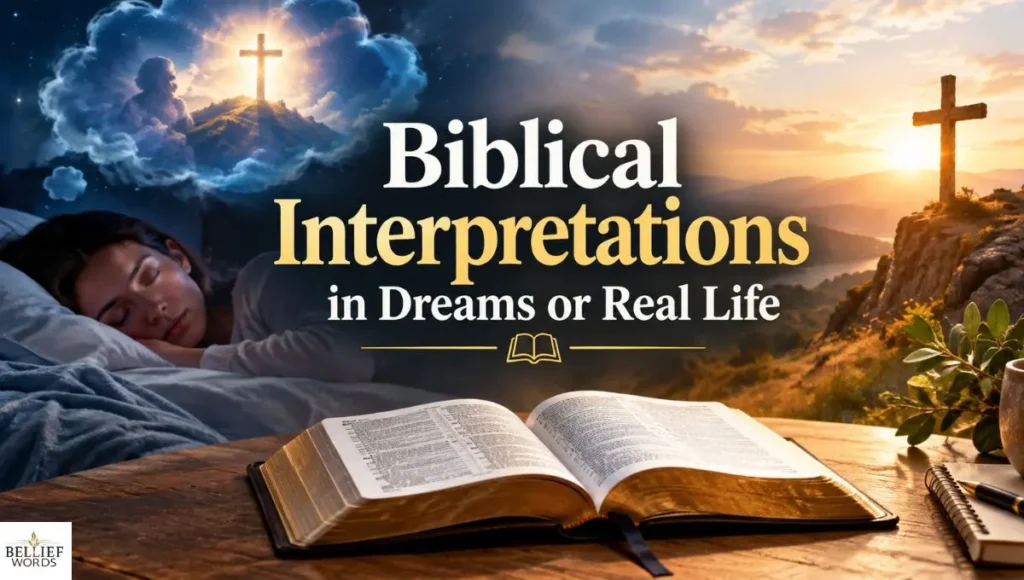 Biblical Interpretations in Dreams or Real Life