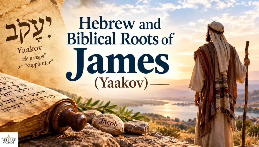 Hebrew and Biblical Roots of James (Yaakov)