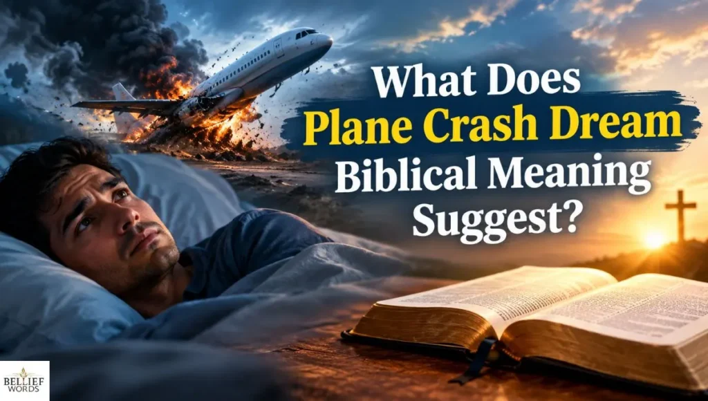 ✈️ What Does Plane Crash Dream Biblical Meaning Suggest?
